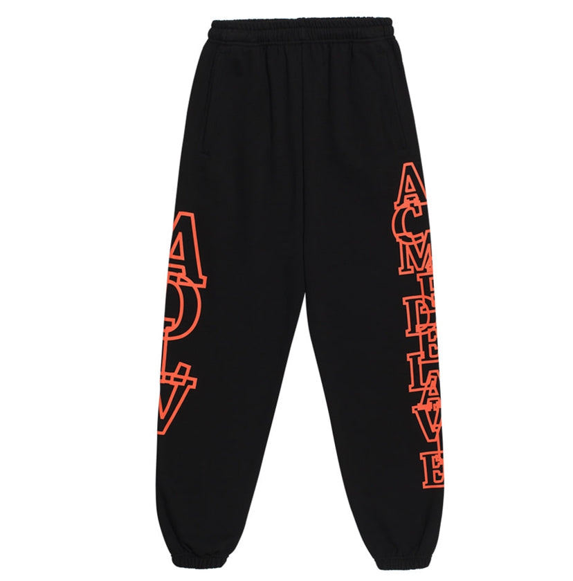 アクメドラビ(acme' de la vie)  SIDE BIG LOGO PANTS FOR MEN ORANGE