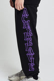 アクメドラビ(acme' de la vie)  SIDE BIG LOGO PANTS FOR MEN PURPLE