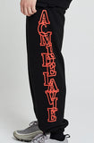 アクメドラビ(acme' de la vie)  SIDE BIG LOGO PANTS FOR MEN ORANGE