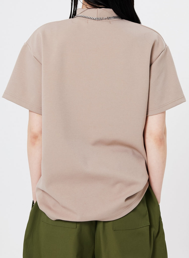 イーエスシースタジオ(ESC STUDIO)   ESC short sleeve pola (beige)