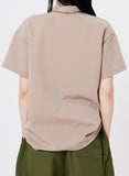 イーエスシースタジオ(ESC STUDIO)   ESC short sleeve pola (beige)
