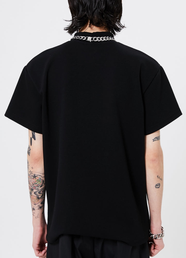 イーエスシースタジオ(ESC STUDIO)  ESC short sleeve pola (black)