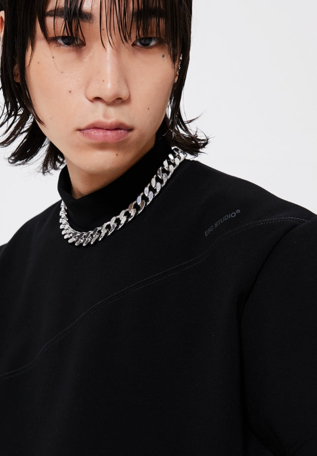 イーエスシースタジオ(ESC STUDIO)  ESC short sleeve pola (black)