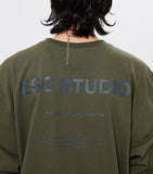 イーエスシースタジオ(ESC STUDIO)  ESC long sleeves (khaki)