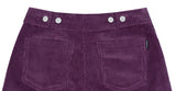 ロマンティッククラウン(ROMANTIC CROWN) WOMANS CORDUROY BUTTON PANTS_PURPLE