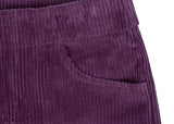 ロマンティッククラウン(ROMANTIC CROWN) WOMANS CORDUROY BUTTON PANTS_PURPLE