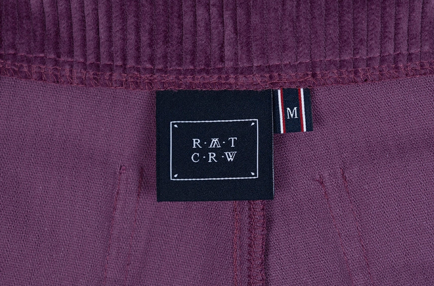 ロマンティッククラウン(ROMANTIC CROWN) WOMANS CORDUROY BUTTON PANTS_PURPLE