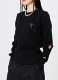 イーエスシースタジオ(ESC STUDIO)  Slit long sleeves (black)