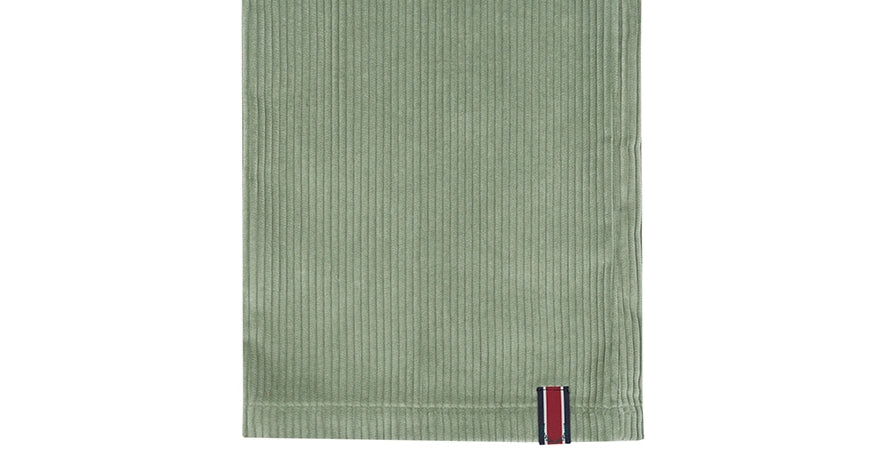 ロマンティッククラウン(ROMANTIC CROWN) WOMANS CORDUROY BUTTON PANTS_LIGHT GREEN