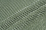 ロマンティッククラウン(ROMANTIC CROWN) WOMANS CORDUROY BUTTON PANTS_LIGHT GREEN