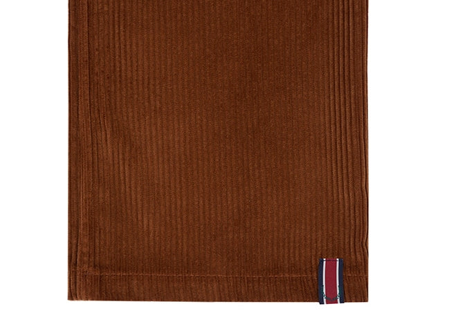 ロマンティッククラウン(ROMANTIC CROWN) WOMANS CORDUROY BUTTON PANTS_BROWN