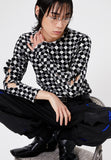 イーエスシースタジオ(ESC STUDIO)  Slit long sleeves (check)