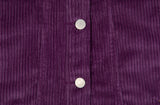 ロマンティッククラウン(ROMANTIC CROWN) WOMANS CORDUROY BUTTON JACKET_PURPLE