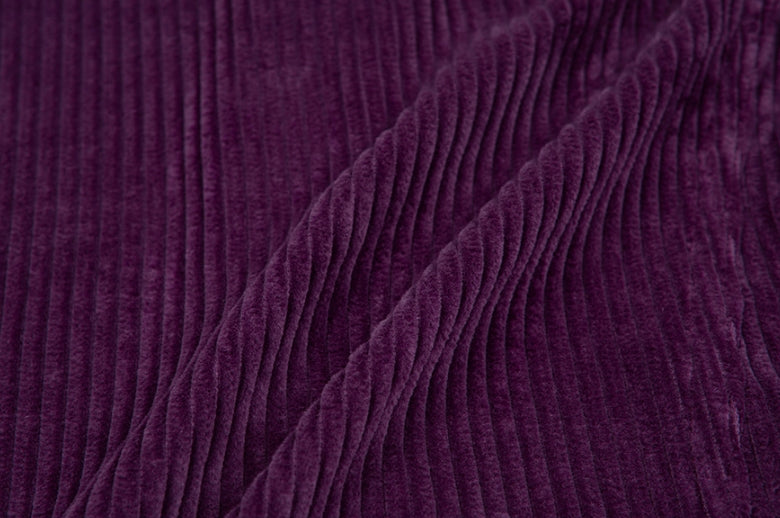 ロマンティッククラウン(ROMANTIC CROWN) WOMANS CORDUROY BUTTON JACKET_PURPLE