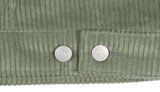 ロマンティッククラウン(ROMANTIC CROWN) WOMANS CORDUROY BUTTON JACKET_LIGHT GREEN