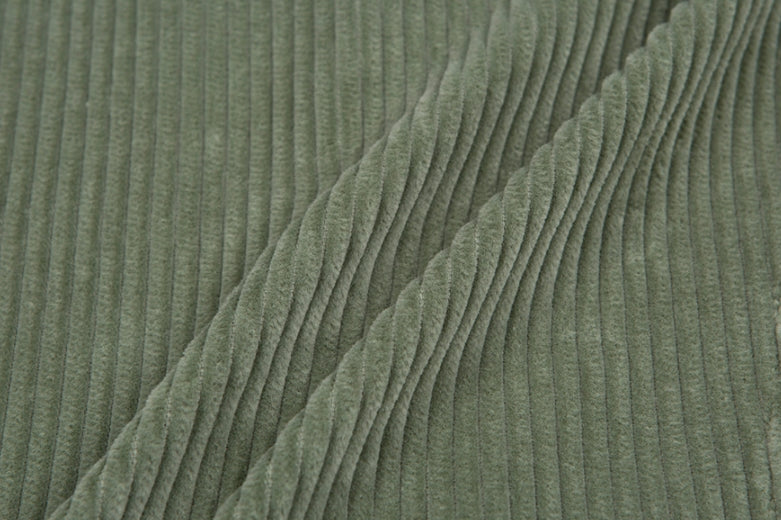 ロマンティッククラウン(ROMANTIC CROWN) WOMANS CORDUROY BUTTON JACKET_LIGHT GREEN