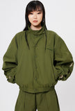 イーエスシースタジオ(ESC STUDIO)    Slit blouson (khaki)