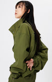 イーエスシースタジオ(ESC STUDIO)    Slit blouson (khaki)