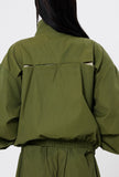イーエスシースタジオ(ESC STUDIO)    Slit blouson (khaki)