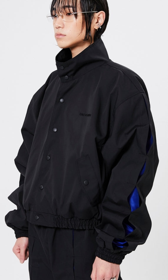 イーエスシースタジオ(ESC STUDIO)   Slit blouson (black)