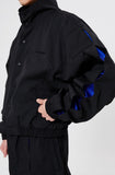 イーエスシースタジオ(ESC STUDIO)   Slit blouson (black)