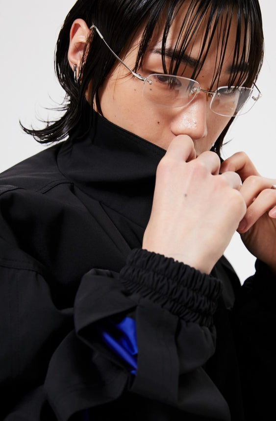 イーエスシースタジオ(ESC STUDIO)   Slit blouson (black)
