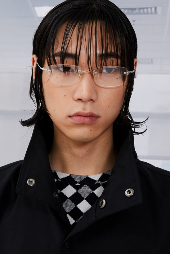 イーエスシースタジオ(ESC STUDIO)   Slit blouson (black)