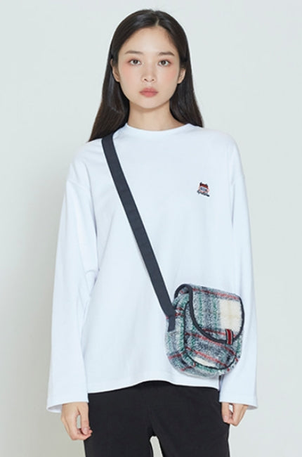 ロマンティッククラウン(ROMANTIC CROWN) MINIMAL CROSS BAG_OATMEAL