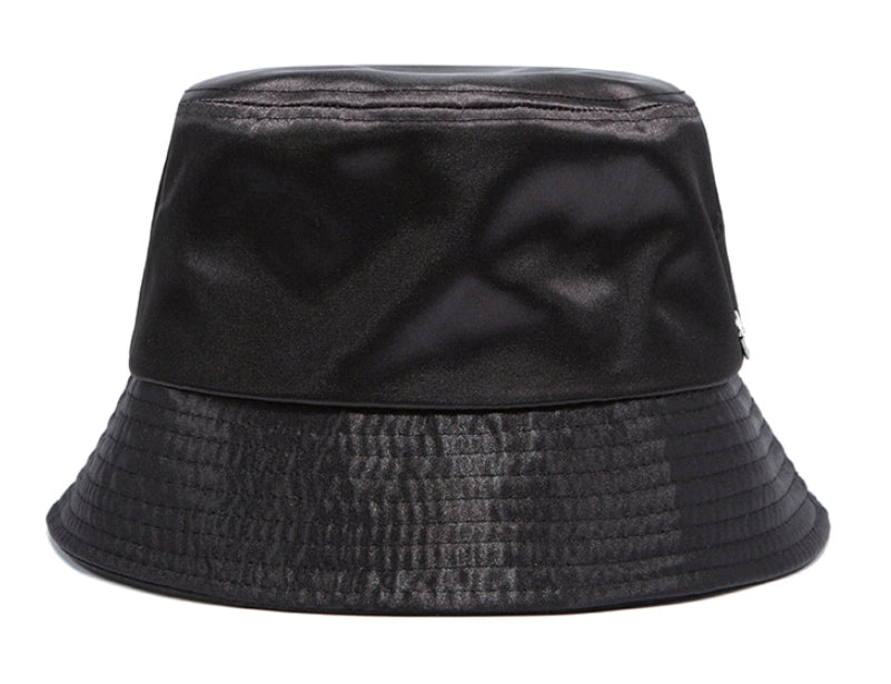 ロマンティッククラウン(ROMANTIC CROWN) LAUREL LOGO BUCKET HAT_BLACK