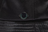 ロマンティッククラウン(ROMANTIC CROWN) LAUREL LOGO BUCKET HAT_BLACK