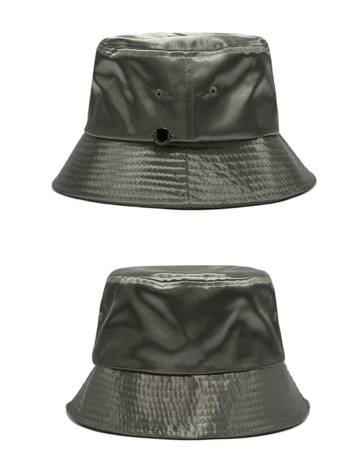 ロマンティッククラウン(ROMANTIC CROWN) LAUREL LOGO BUCKET HAT_KHAKI