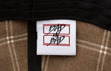 ベドインベド(BADINBAD) PLAIN LOGO CHECK CAP_BROWN