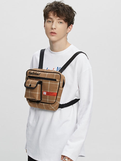 ベドインベド(BADINBAD) CHEST FRONT BAG_BROWN