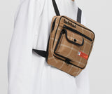 ベドインベド(BADINBAD) CHEST FRONT BAG_BROWN