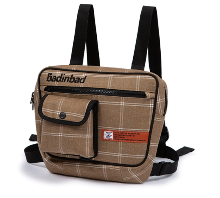 ベドインベド(BADINBAD) CHEST FRONT BAG_BROWN