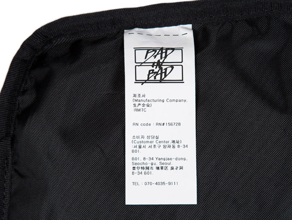 ベドインベド(BADINBAD) CHEST FRONT BAG_BROWN