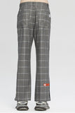 ベドインベド(BADINBAD)  CUT OPEN CHECK PANTS_GREY