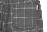 ベドインベド(BADINBAD)  CUT OPEN CHECK PANTS_GREY