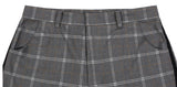 ベドインベド(BADINBAD)  CUT OPEN CHECK PANTS_GREY