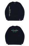 ロマンティッククラウン(ROMANTIC CROWN) MODERN LAUREL LOGO SWEATSHIRT_NAVY