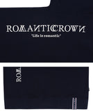 ロマンティッククラウン(ROMANTIC CROWN) MODERN LAUREL LOGO SWEATSHIRT_NAVY