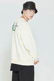 ロマンティッククラウン(ROMANTIC CROWN) MODERN LAUREL LOGO SWEATSHIRT_OATMEAL