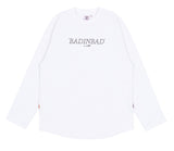 ベドインベド(BADINBAD) SERIF FONT LONG SLEEVE_WHITE