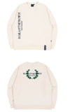 ロマンティッククラウン(ROMANTIC CROWN) MODERN LAUREL LOGO SWEATSHIRT_OATMEAL