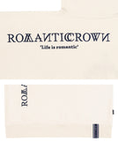 ロマンティッククラウン(ROMANTIC CROWN) MODERN LAUREL LOGO SWEATSHIRT_OATMEAL