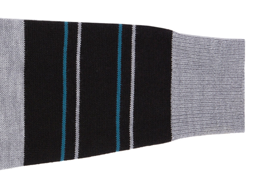 ベドインベド(BADINBAD)   STRIPED KNITTED CARDIGAN_GREY
