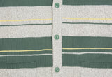 ベドインベド(BADINBAD)  STRIPED KNITTED CARDIGAN_MELANGE IVORY