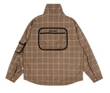 ベドインベド(BADINBAD)  ICONIC CHECK JACKET_BROWN