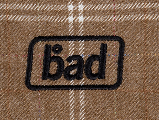 ベドインベド(BADINBAD)  ICONIC CHECK JACKET_BROWN