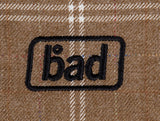 ベドインベド(BADINBAD)  ICONIC CHECK JACKET_BROWN